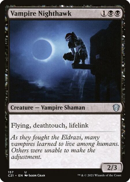 Vampire Nighthawk - Flying