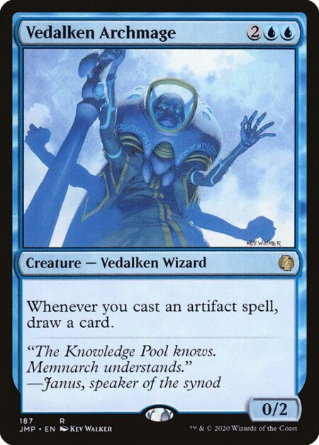 Vedalken Archmage - Whenever you cast an artifact spell