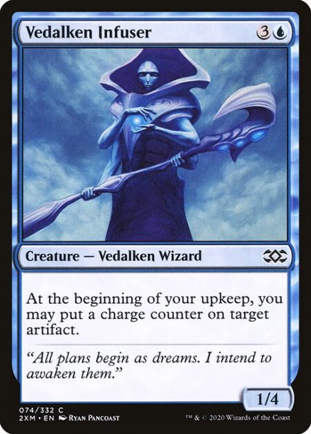 Vedalken Infuser - At the beginning of your upkeep