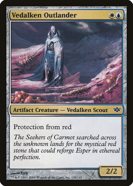 Vedalken Outlander - Protection from red