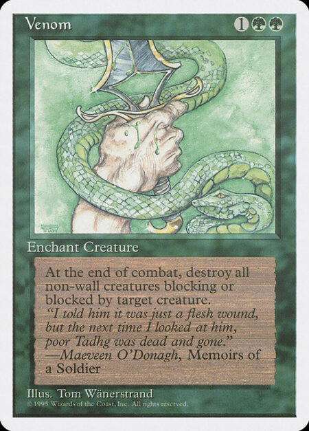 Venom - Enchant creature