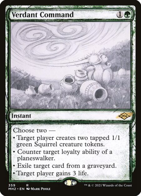 Verdant Command - Choose two —