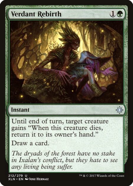 Verdant Rebirth - Until end of turn