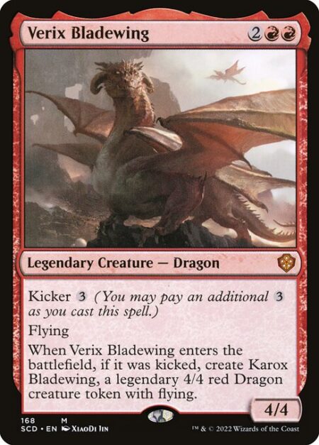 Verix Bladewing - Kicker {3} (You may pay an additional {3} as you cast this spell.)
