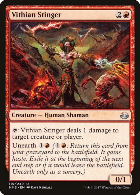 Vithian Stinger - {T}: Vithian Stinger deals 1 damage to any target.