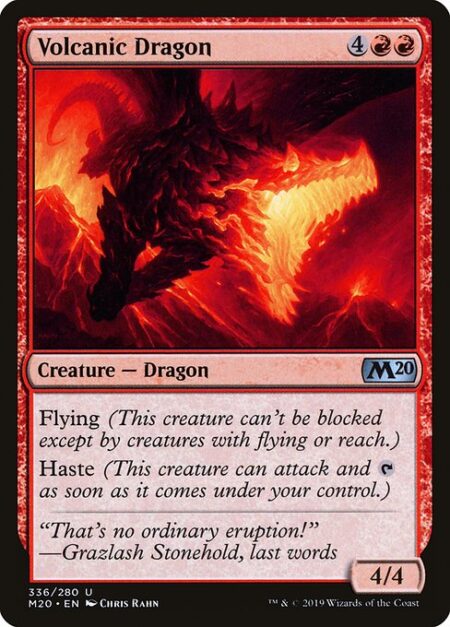 Volcanic Dragon - Flying