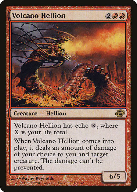 Volcano Hellion - Volcano Hellion has echo {X}