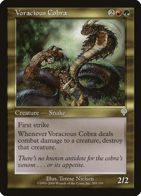 Voracious Cobra - First strike