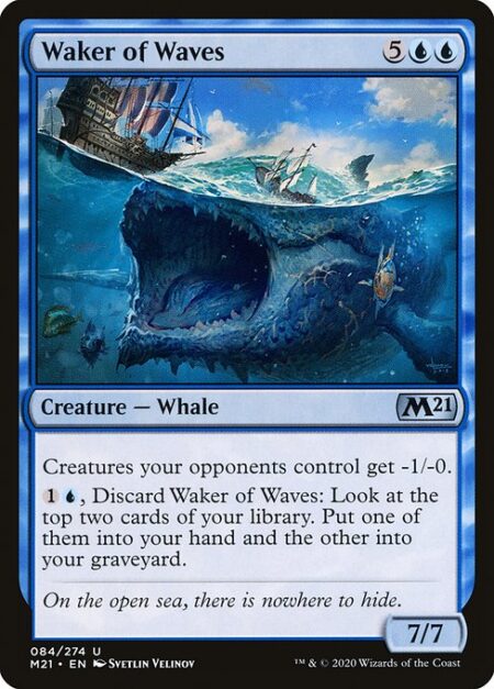 Waker of Waves - Creatures your opponents control get -1/-0.