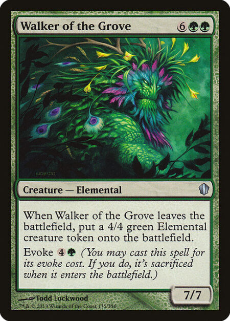 Walker of the Grove - When Walker of the Grove leaves the battlefield