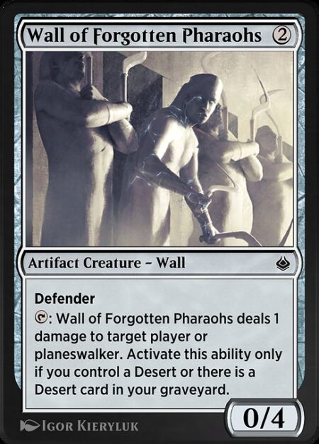 Wall of Forgotten Pharaohs - Defender