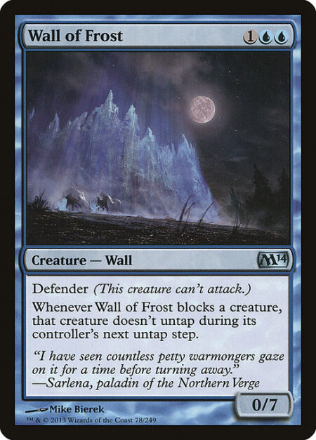 Wall of Frost - Defender