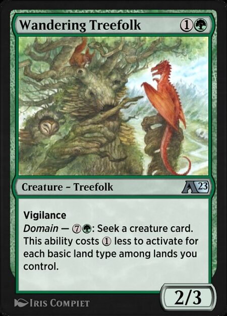 Wandering Treefolk - Vigilance