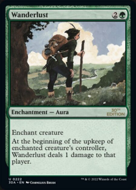 Wanderlust - Enchant creature