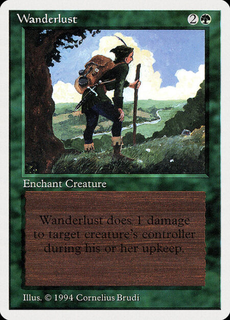 Wanderlust - Enchant creature