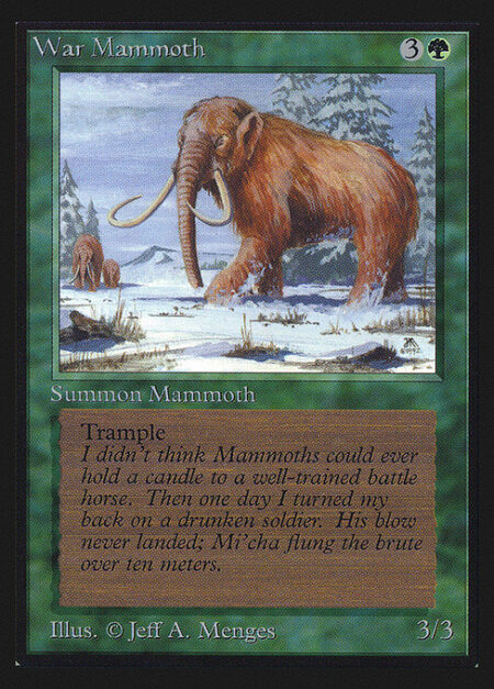 War Mammoth - Trample