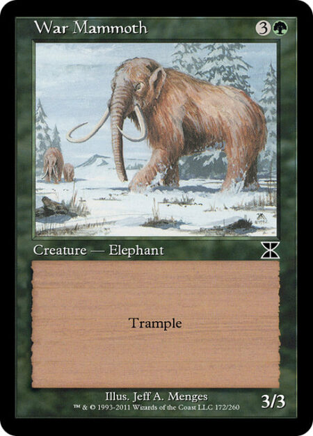 War Mammoth - Trample