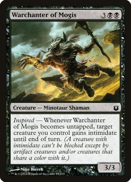 Warchanter of Mogis - Inspired — Whenever Warchanter of Mogis becomes untapped