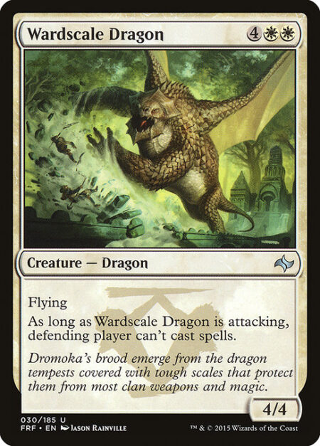 Wardscale Dragon - Flying