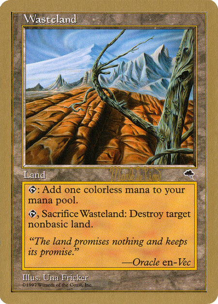 Wasteland - {T}: Add {C}.