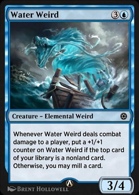 Water Weird - Whenever Water Weird deals combat damage to a player