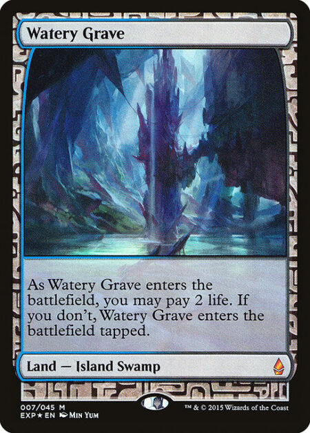 Watery Grave - ({T}: Add {U} or {B}.)