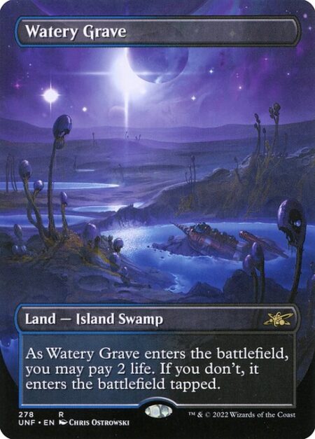 Watery Grave - ({T}: Add {U} or {B}.)