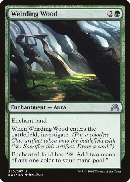 Weirding Wood - Enchant land