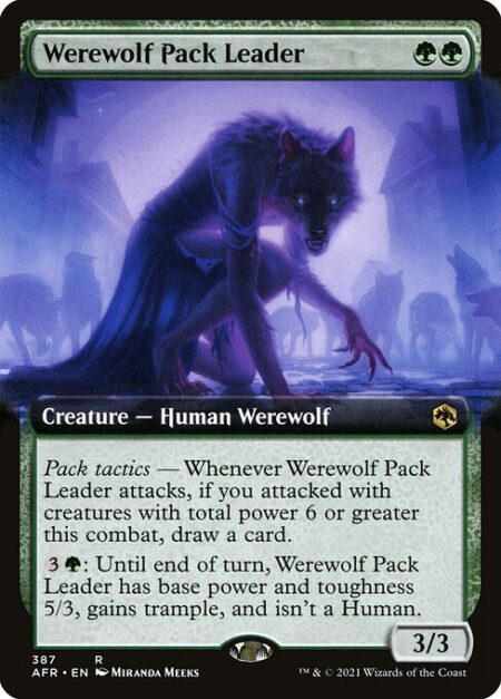 Werewolf Pack Leader - Pack tactics — Whenever Werewolf Pack Leader attacks