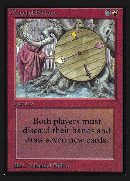 Wheel of Fortune - Each player discards their hand