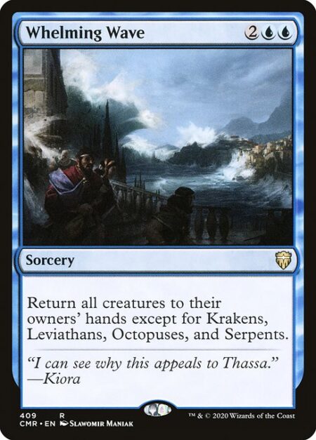 Whelming Wave - Return all creatures to their owners' hands except for Krakens