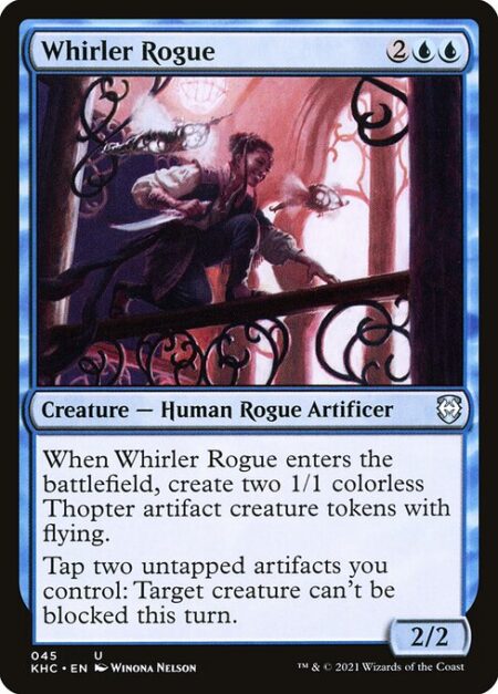 Whirler Rogue - When Whirler Rogue enters the battlefield