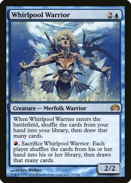 Whirlpool Warrior - When Whirlpool Warrior enters the battlefield