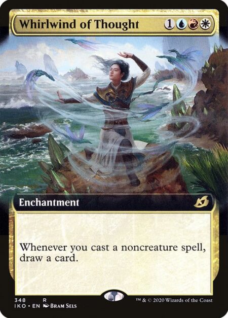 Whirlwind of Thought - Whenever you cast a noncreature spell