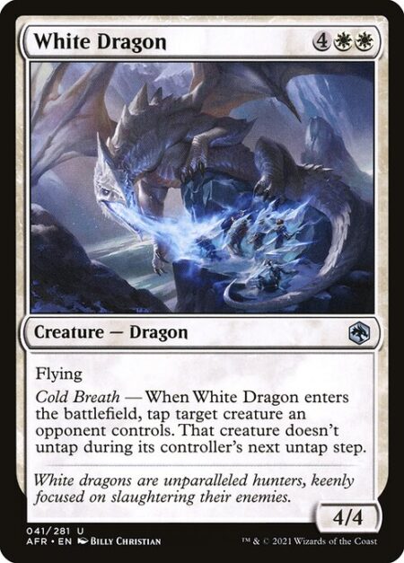 White Dragon - Flying