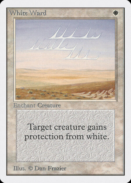 White Ward - Enchant creature