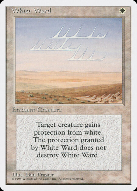 White Ward - Enchant creature