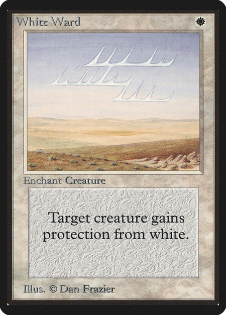 White Ward - Enchant creature