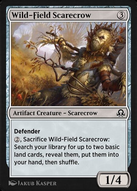 Wild-Field Scarecrow - Defender