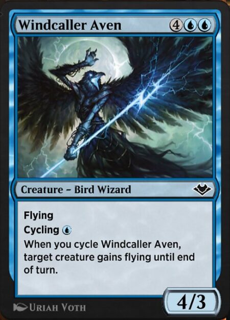 Windcaller Aven - Flying