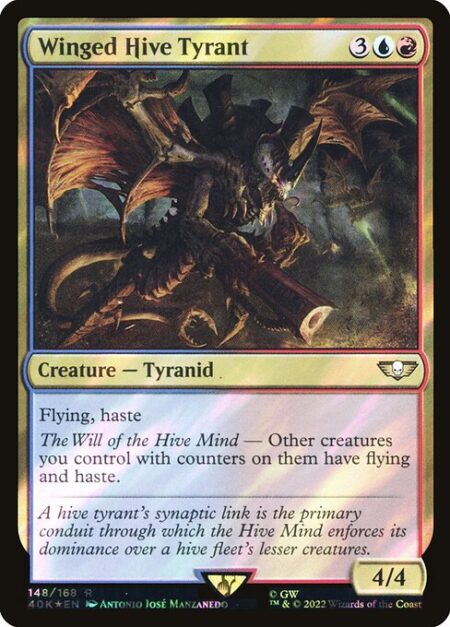 Winged Hive Tyrant - Flying