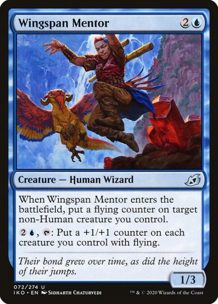 Wingspan Mentor - When Wingspan Mentor enters the battlefield