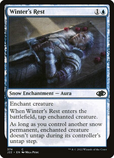 Winter's Rest - Enchant creature