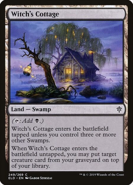 Witch's Cottage - ({T}: Add {B}.)