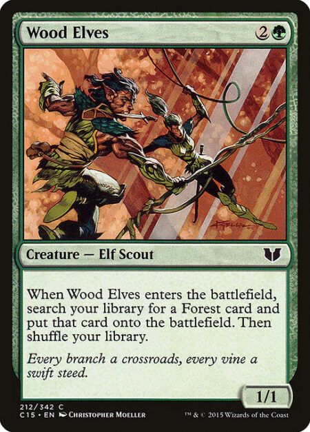 Wood Elves - When Wood Elves enters