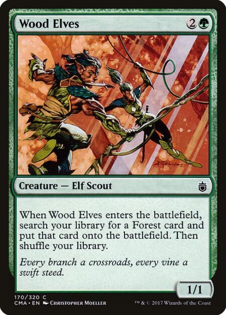 Wood Elves - When Wood Elves enters the battlefield