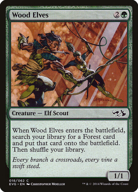 Wood Elves - When Wood Elves enters the battlefield