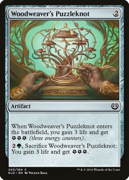 Woodweaver's Puzzleknot - When Woodweaver's Puzzleknot enters