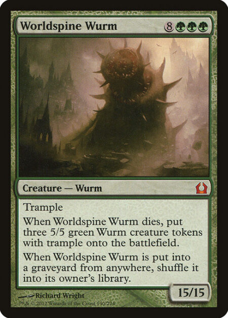 Worldspine Wurm - Trample