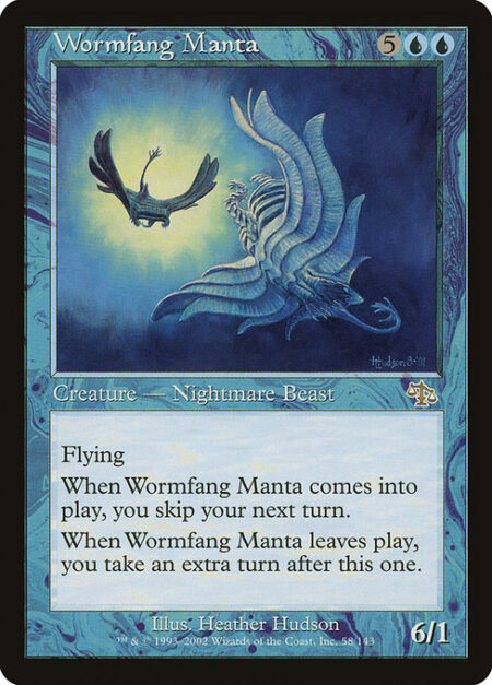 Wormfang Manta - Flying